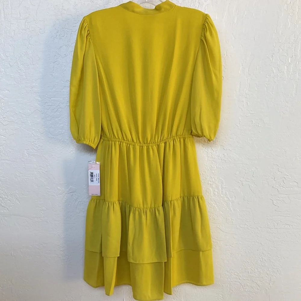 Nanette Lepore Neck Tie Tier Dress - Picture 2 of 8